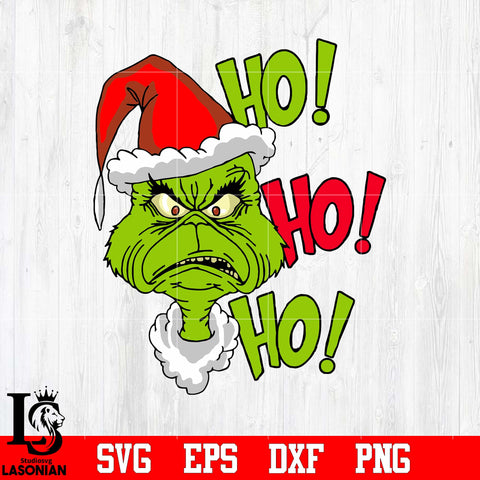 Ho Ho Ho Santa Grinch Svg, Christmas