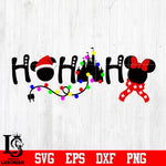 Hohoho , Santa , Disney Christmas, Mickey Svg Dxf Eps Png file