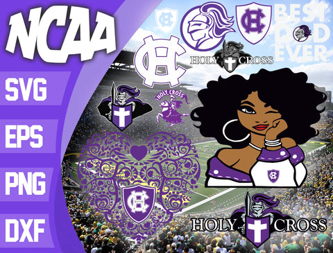 Holy Cross Crusaders svg eps dxf png file, bundle ncaa svg, ncaa svg