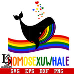 Homosexuwhale svg,dxf,eps,png file