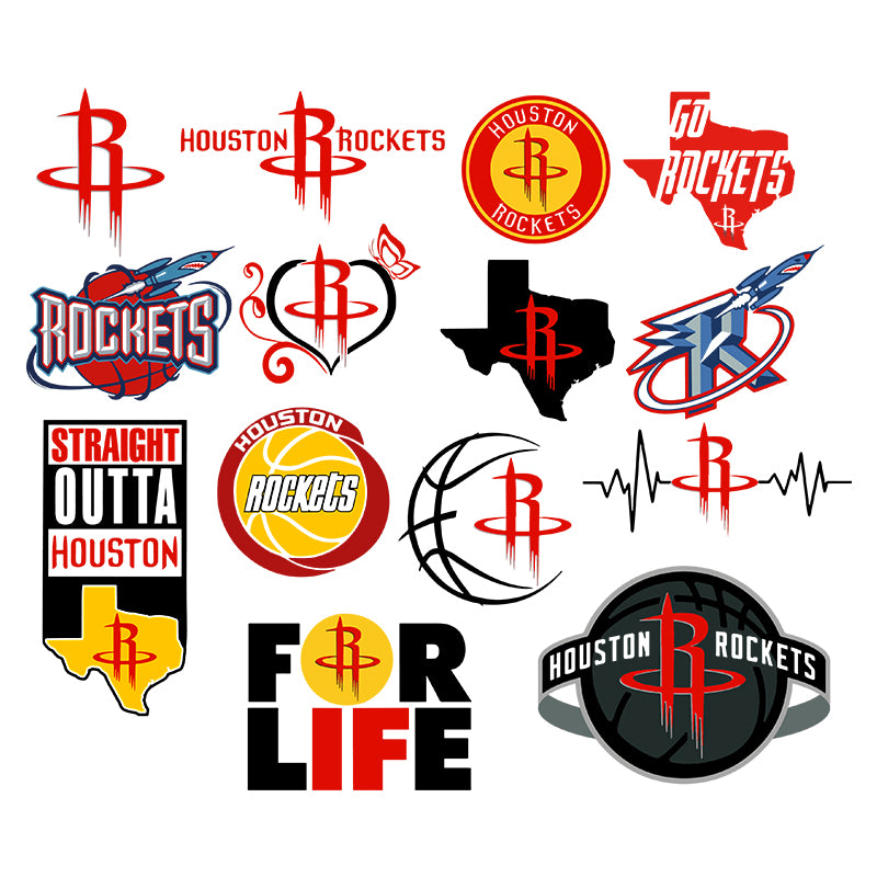 Houston Rockets , NBA Basketball SVG, SVG Files,SVG for cut, Digital Cut Files, NBA SVG