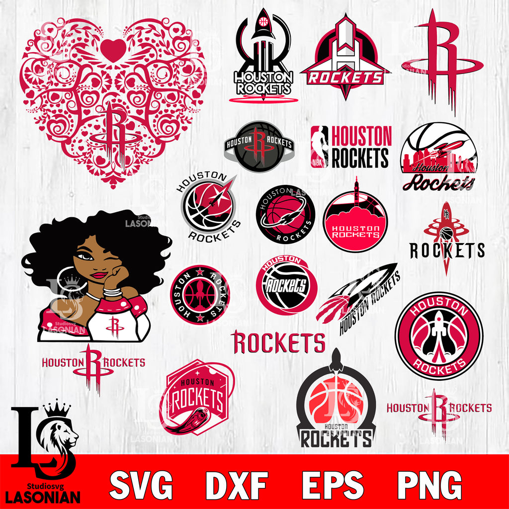 Houston Rockets svg eps dxf png file – lasoniansvg