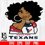 Houston Texans Girl svg,eps,dxf,png file