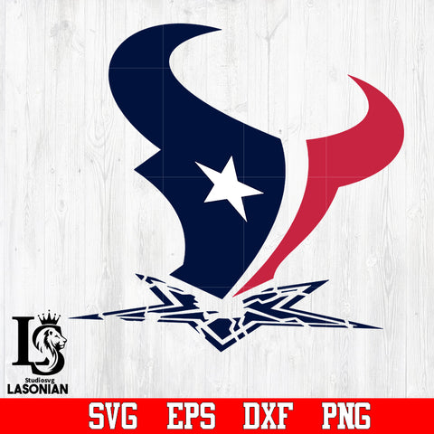 Houston Texans vs Cowboys  svg,eps,dxf,png file