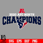 Houston Texans 2020 AFC North Champions Svg Dxf Eps Png file