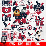 Houston Texans Bundle, bundle Nfl, Bundle sport Digital Cut Files Svg Dxf Eps Png file