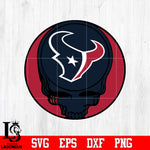 Houston Texans Skull Ball Svg Dxf Eps Png file Svg Dxf Eps Png file