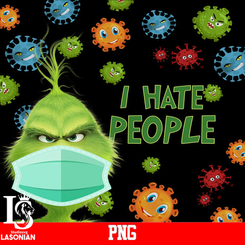 I Hate People,Viruss PNG file
