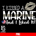 I Kissed A Marine And I Liked It png file