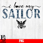 I LOVE MY SAILOR PNG file