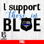 I Support Those In BLue PNG file