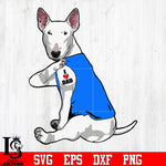 I love Dad bull terrier tattoo svg eps dxf png file
