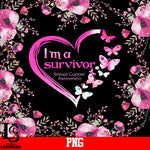 I'm A Survivor Breast Cancer Awarenness PNG file