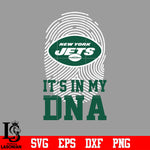 I'ts in my DNA New York Jets svg eps dxf png file