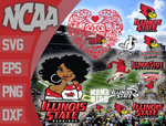 Illinois State Redbirds svg eps dxf png file, bundle ncaa svg, ncaa svg