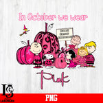 In October We Wear Pink PNG file