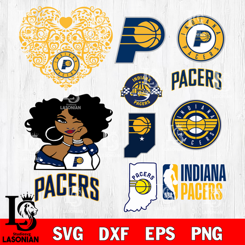 Indiana Pacers svg eps dxf png file