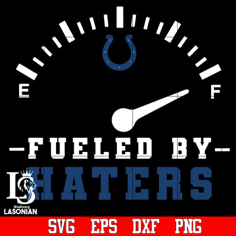 Indianapolis Colts Fueled by Haters svg,eps,dxf,png file