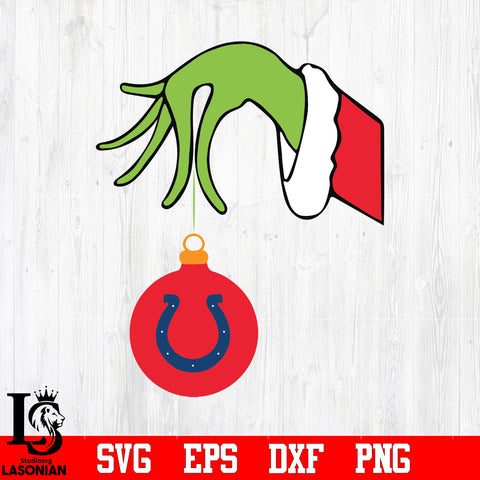 Indianapolis Colts Grinch svg eps dxf png file