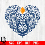 Indianapolis Colts Heart svg eps dxf png file