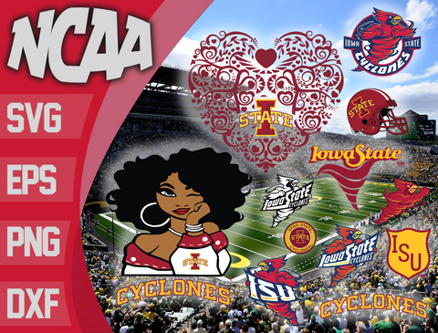 Iowa State Cyclones svg svg eps dxf png file, bundle ncaa svg, ncaa svg