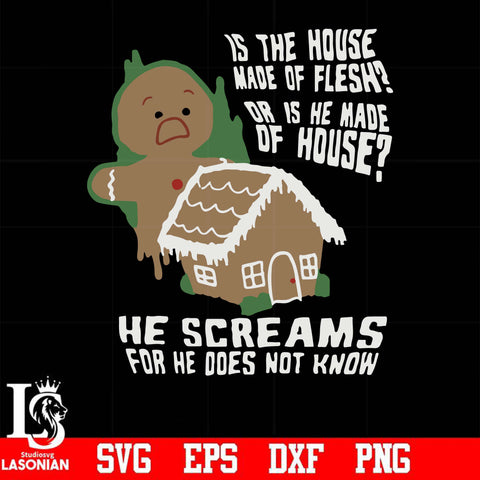 Is the house made of flesh svg, png, dxf, eps digital file