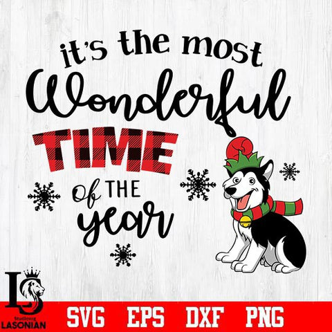 It's the most wonderful time of the year svg, png, dxf, eps digital file
