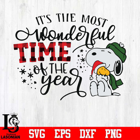It's the most wonderful time of the year svg, png, dxf, eps digital file