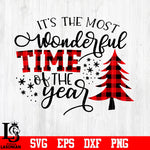 Its the most wonderful time of the year svg eps dxf png file