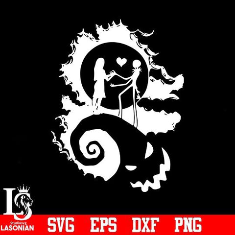 Jack and Sally svg, png, dxf, eps digital file