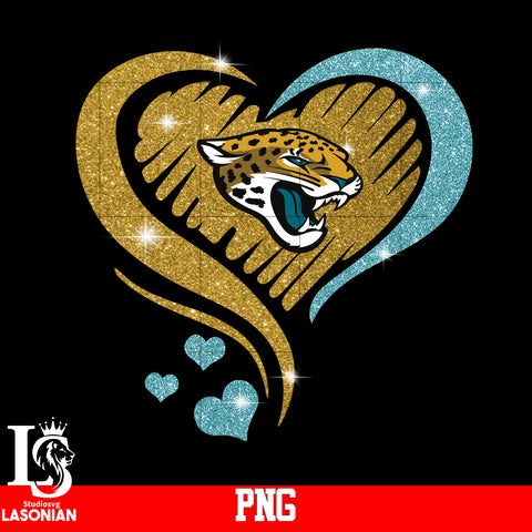Jacksonville Jaguars Heart PNG file
