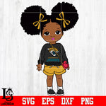 Jacksonville Jaguars Littel Girl NFL Svg Dxf Eps Png file