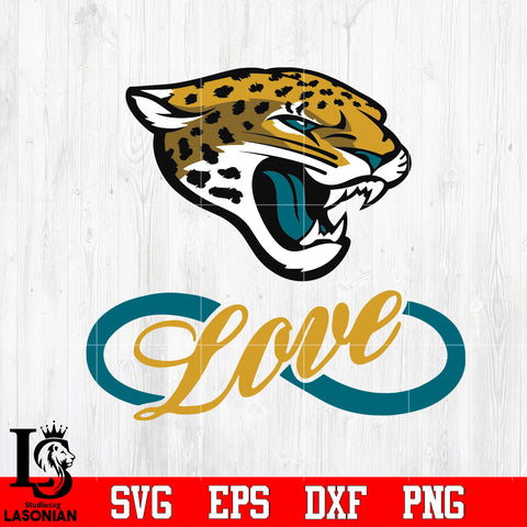 Jacksonville Jaguars Love Svg Dxf Eps Png file