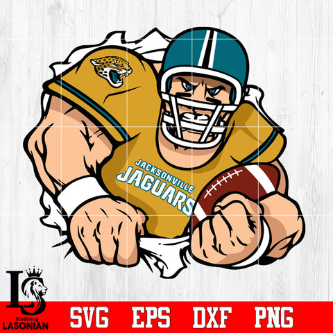 Jacksonville Jaguars football player Svg Dxf Eps Png file