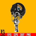Jacksonville Jaguars hand helmet svg eps dxf png file