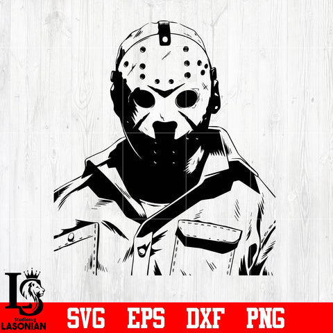 Jason Voorhees Horror movie 2 svg eps dxf png file