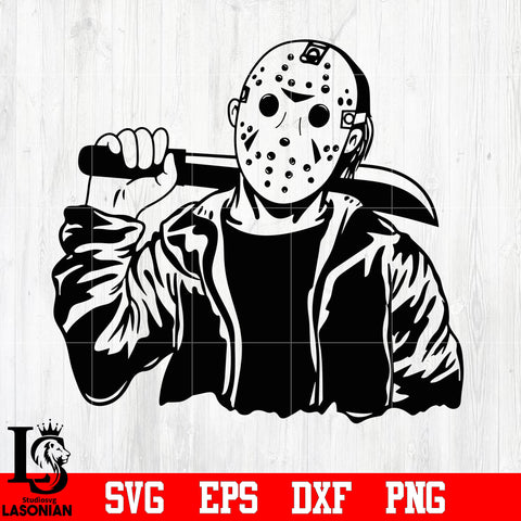 Jason Voorhees Horror movie svg eps dxf png file