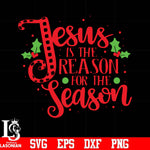 Jesus is the reason for the season svg, png, dxf, eps digital file