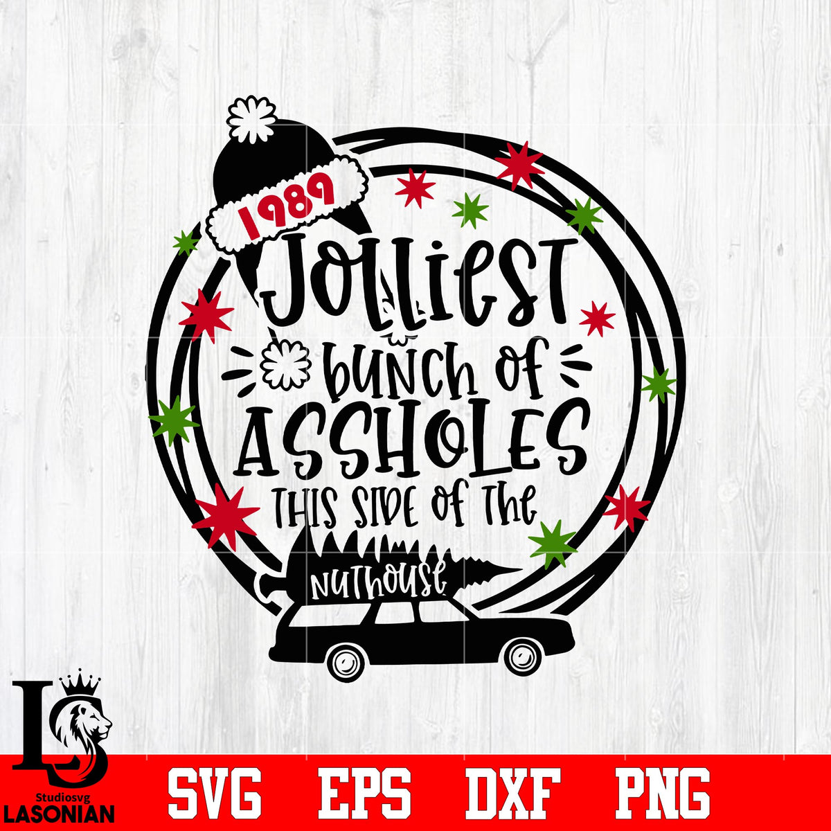 Jolliest Bunch of Assholes svg eps dxf png file – lasoniansvg