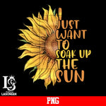 Just Want To Soak Up The Sun PNG file