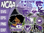 Kansas State Wildcats svg svg eps dxf png file, bundle ncaa svg, ncaa svg