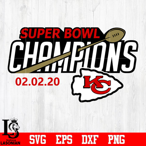 Kansas City Chiefs, Super Bowl svg eps dxf png file