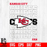 Kansas City Chiefs Fan svg eps dxf png file