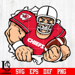 Kansas City Chiefs football player Svg Dxf Eps Png file