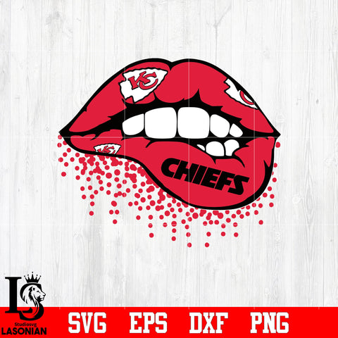 Kansas City Chiefs lip svg eps dxf png file