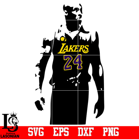 Kobe Bryant,# 24 LA Lakers svg,eps,dxf,png file