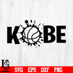 Kobe Bryant, NBA svg eps dxf png file