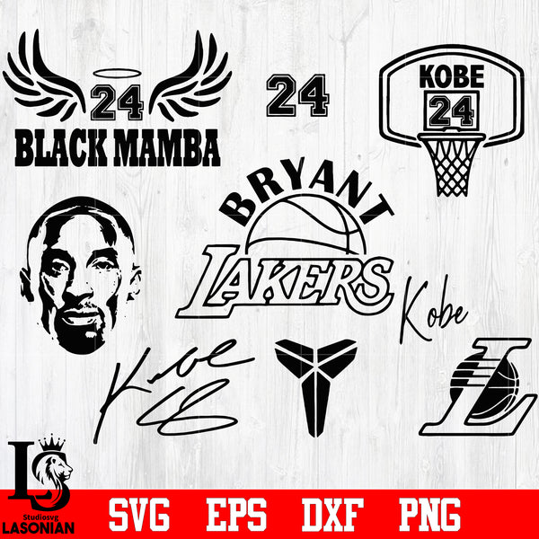 Logo Kobe Bryant, NBA svg eps dxf png file – lasoniansvg