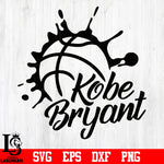 Kobe Bryrant, Basketball, NBA svg eps dxf png file