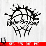 Kobe Bryrant, NBA, Besketball svg eps dxf png file